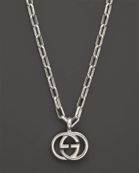 gucci interlocking g pendant necklace|gucci interlocking g heart necklace.